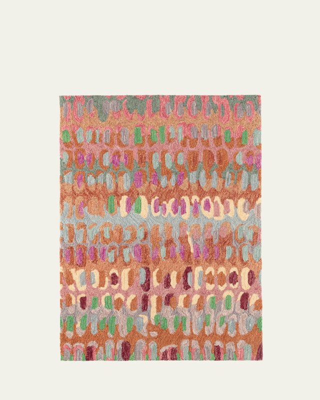 Paint Chip Clay Micro-Hooked Rug, 5' x 8'